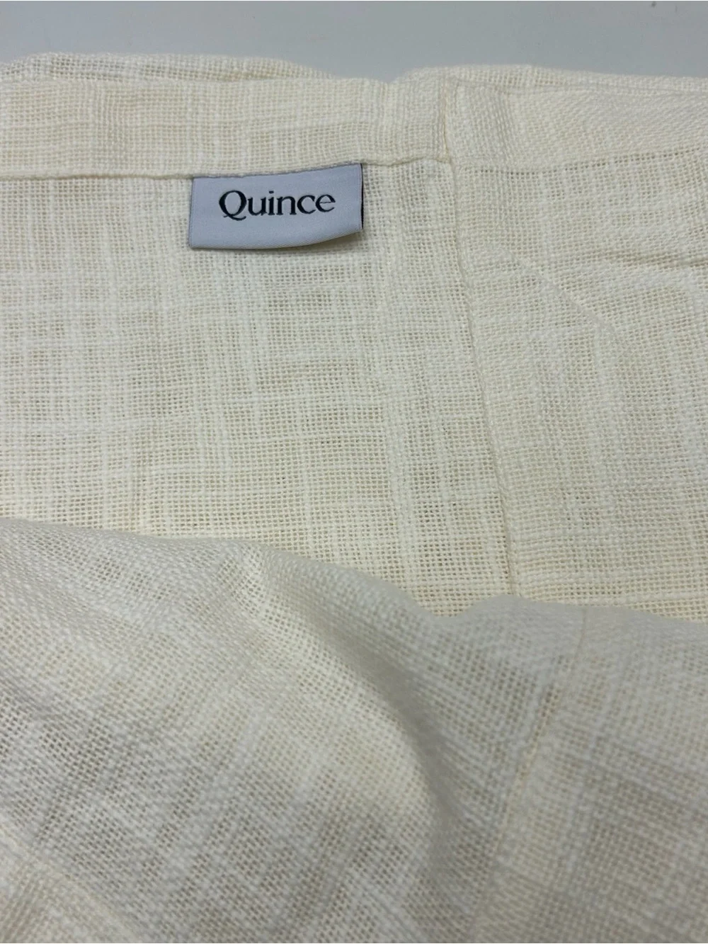 QUINCE Set Of 2 48x84 Cotton Sheer Curtains Ivory 9950